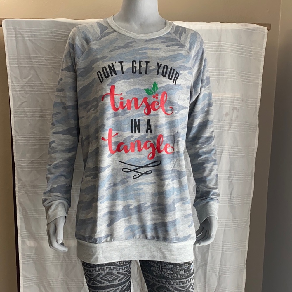 Don’t get your tinsel in a tangle sweatshirt